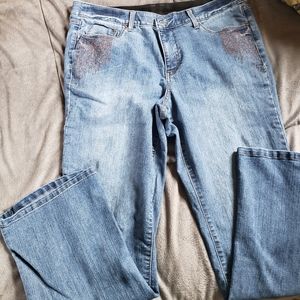 Detail side pocket jeans